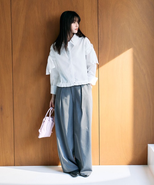 【新品タグ付】un number ［LADY］リボンスリーブシャツ un0129_0419_3024x.jpg?v=1625715420