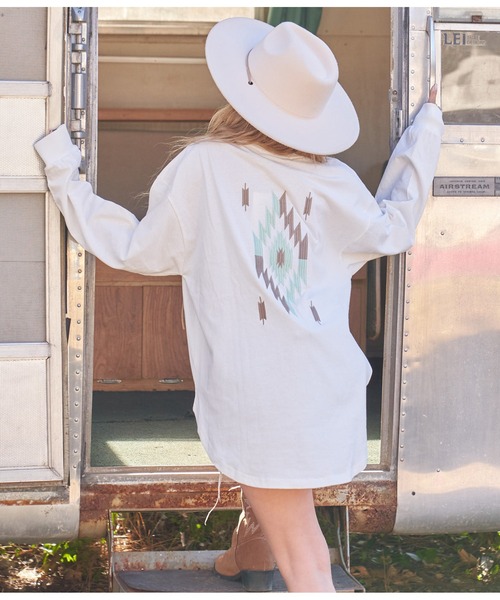 「anap mimpi」 長袖カットソー FREE キナリ レディース_画像5