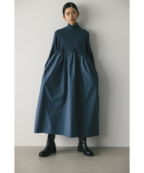 「STYLEMIXER」 ドッキングワンピース SMALL ブルー レディース_画像8