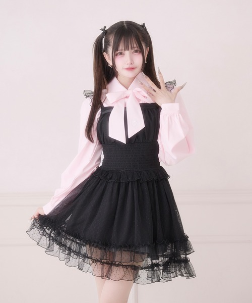 Pal elfy ワンピース ドットチュールキャミワンピース : ZOZOTOWN