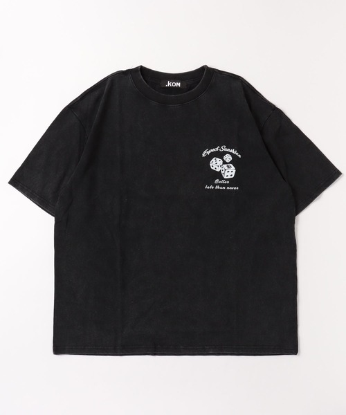 「.KOM」 半袖Tシャツ FREE ブラック メンズ_画像7