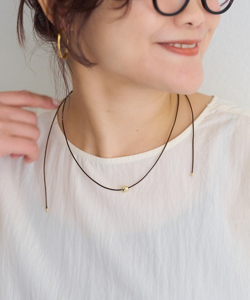 「PUAL CE CIN」 チョーカー FREE ブラウン系その他 レディース_画像3