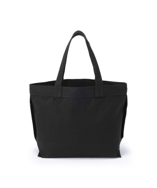 MUJI 無印良品 トートバッグ 黒 無印良品（MUJI） トートバッグ 帆布 横型 トートバッグ レディース