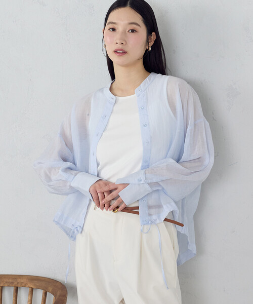み～ちゃん☆おまとめ☆慈雨☆ホワイト シアーシャツ と慈雨パンツ COMME CA ISM（コムサイズム） tシャツ 「セットアイテム」シアー