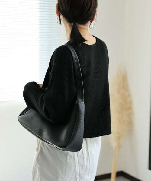 「ap retro」 ニットカーディガン FREE チャコールグレー レディース_画像5