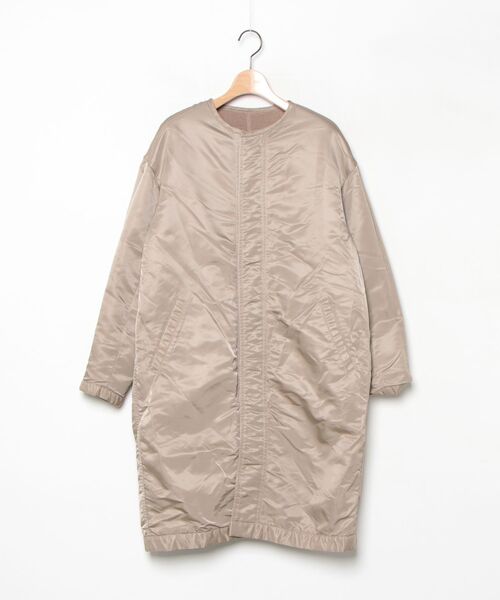 BEAUTY＆YOUTH UNITED ARROWS ノーカラーコート S モカ レディース