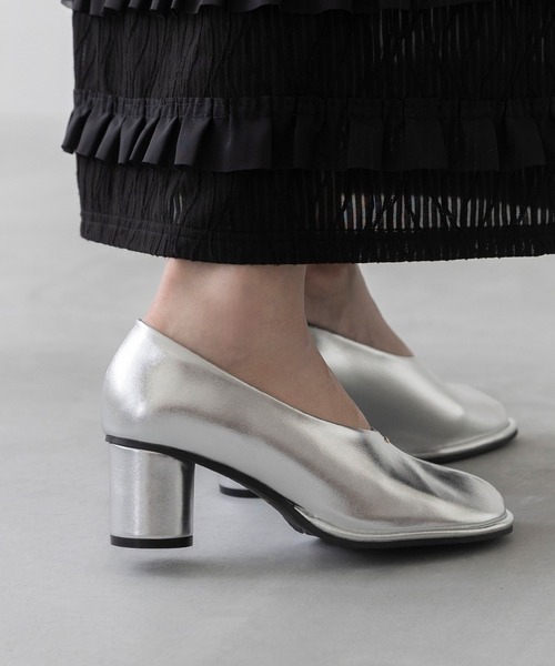 「menue」 シューズ 24.0cm ブラック レディース_画像7