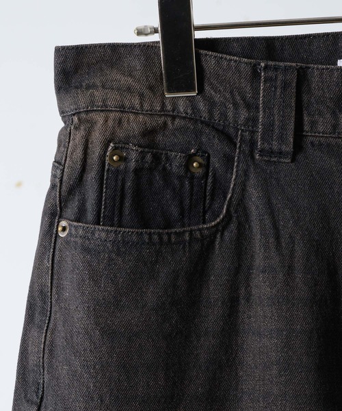 「INTER FACTORY」 デニムパンツ MEDIUM ブラック メンズ_画像7