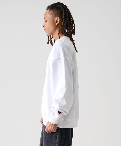 「FUBU」 スウェットカットソー L ホワイト メンズ_画像5