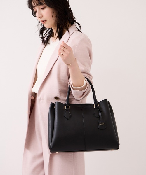 VIS（ビス） トートバッグ 「COHINA×VIS」チャーム付き2WAYトート