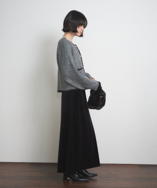 「Shelly island」 ニットカーディガン FREE ブラウン レディース_画像8