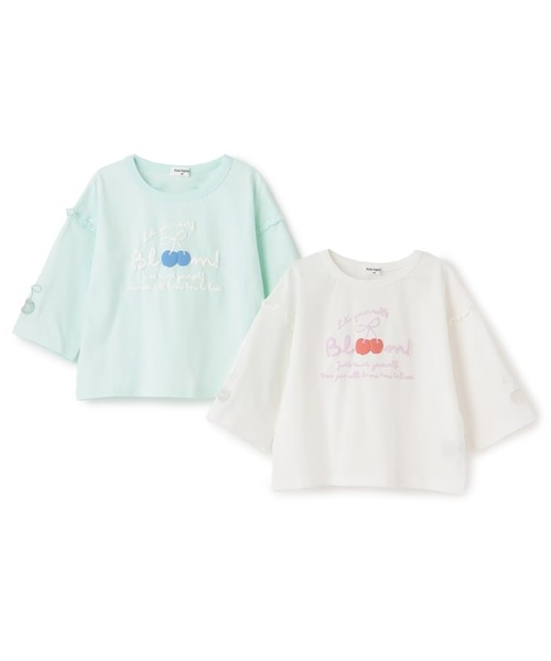 trois lapins kp tシャツ 「Trois Lapins」 7分袖Tシャツ キッズ 子供