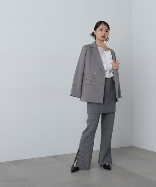 「N.（N. Natural Beauty Basic）」 テーラードジャケット SMALL ブラウン レディースの画像