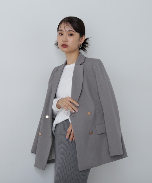 「N.（N. Natural Beauty Basic）」 テーラードジャケット SMALL ブラウン レディースの画像