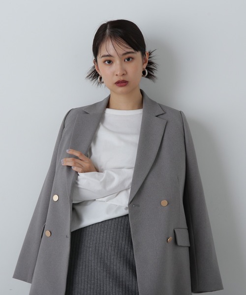 「N.（N. Natural Beauty Basic）」 テーラードジャケット SMALL ブラウン レディースの画像