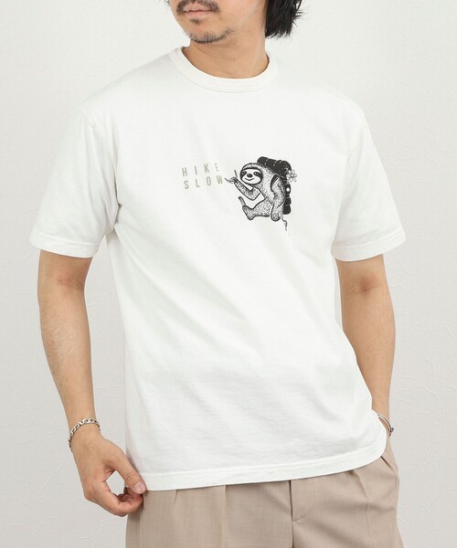 NOLLEY'S（ノーリーズ） tシャツ 別注 ナマケモノ ワンポイント