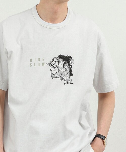 NOLLEY'S（ノーリーズ） tシャツ 別注 ナマケモノ ワンポイント