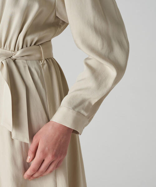 「BALLSEY」 シャツワンピース 36 ネイビー レディースの画像