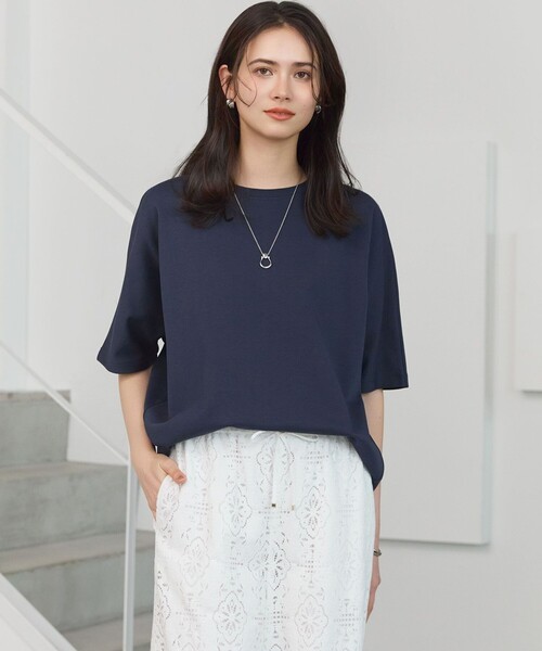 tシャツ ライトダンボール ドルマンスリーブ カットソー レディース_3