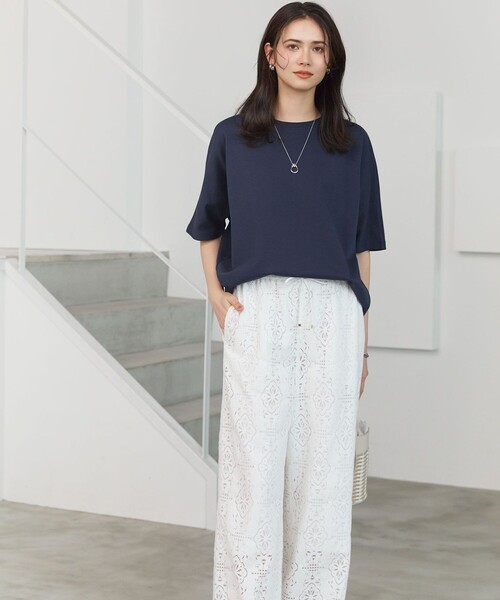 tシャツ ライトダンボール ドルマンスリーブ カットソー レディース_6
