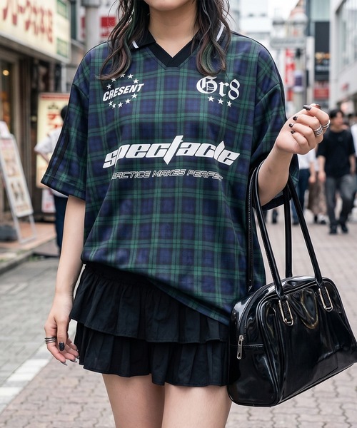 tシャツ 「82」チェック/カモフラ/レオパード/ストライプ/ナンバリング