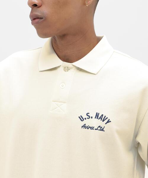 AVIREX（アヴィレックス） ポロシャツ 半袖 EMB POLO SHIRT ”SEAL