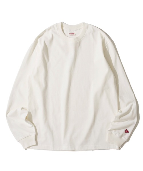 「Healthknit」 長袖Tシャツ MEDIUM オフホワイト メンズ_画像8
