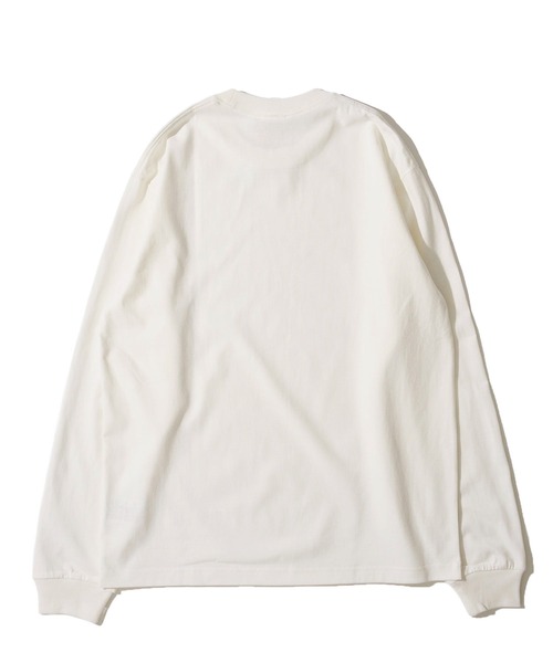 「Healthknit」 長袖Tシャツ MEDIUM オフホワイト メンズ_画像9