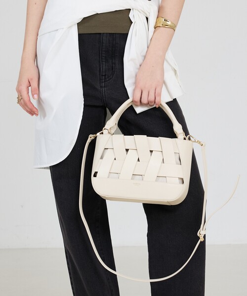 レディース LOWELL ハンドバッグ ミニバッグ 2way 牛革
