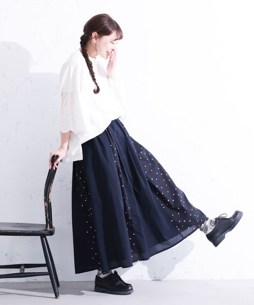praying スカート soulberry（ソウルベリー） ロング スカート 「わがまま別注」夜空の