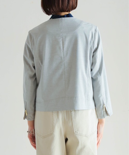 「NOMBRE IMPAIR」 ブルゾン FREE グレー レディース_画像6
