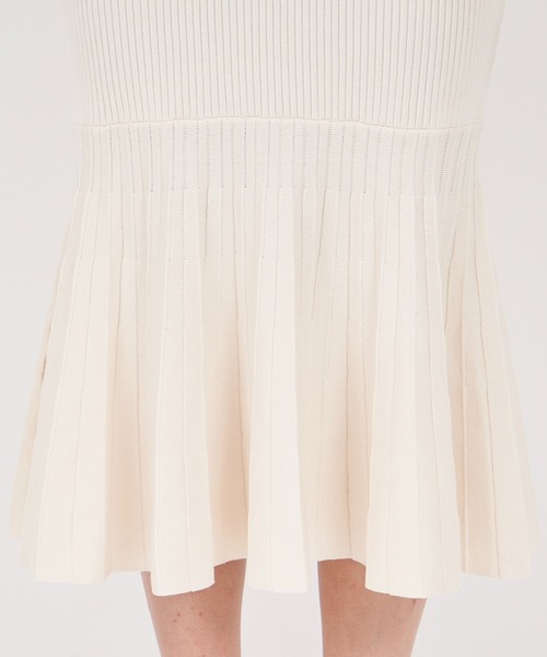 「ROYAL PARTY」 ニットワンピース SHORT ブラック レディース_画像5