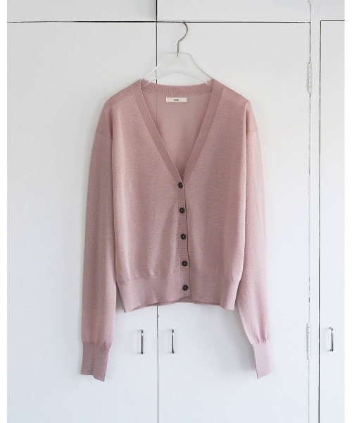セーター ニット Highgauge Sheer Cardigan 62610522 メンズの画像