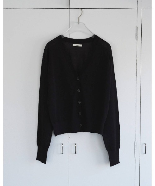 セーター ニット Highgauge Sheer Cardigan 62610522 メンズの画像