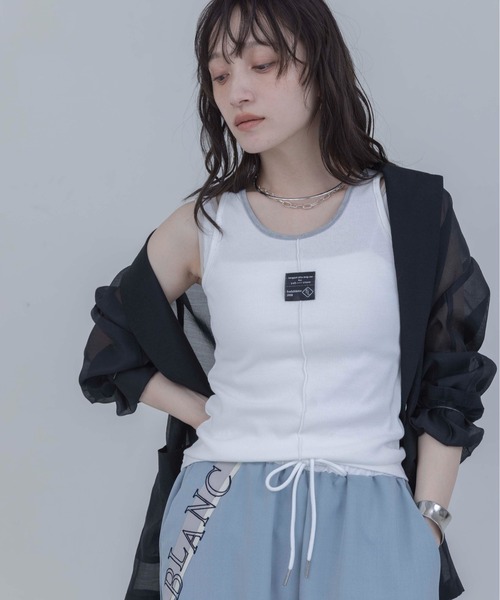 Eimee Law（エイミーロウ） タンクトップ ノースリーブ レイヤード