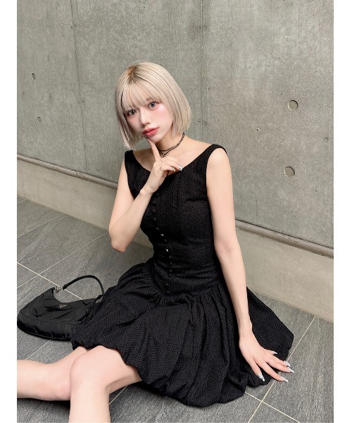 Darich ワンピース　ノースリーブ Darich（ダーリッチ） ノースリーブワンピース FREE ホワイト