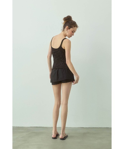 ALEXIA STAM（アリシアスタン） tシャツ Lace Divided Skirt /レース