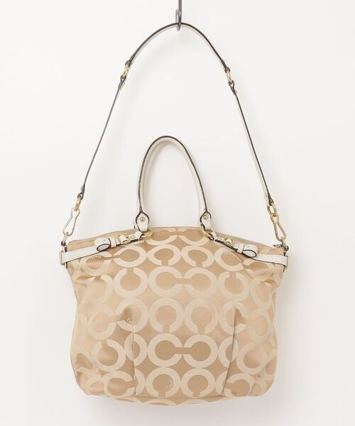COACH（コーチ） 2WAYバッグ - ベージュ レディース : ZOZOTOWN Yahoo 
