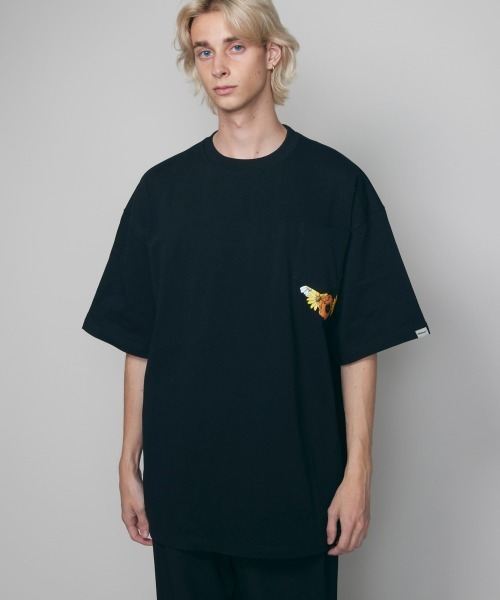 「rehacer」 半袖Tシャツ X-LARGE ブラック メンズ_画像3