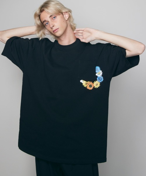 「rehacer」 半袖Tシャツ X-LARGE ブラック メンズ_画像5