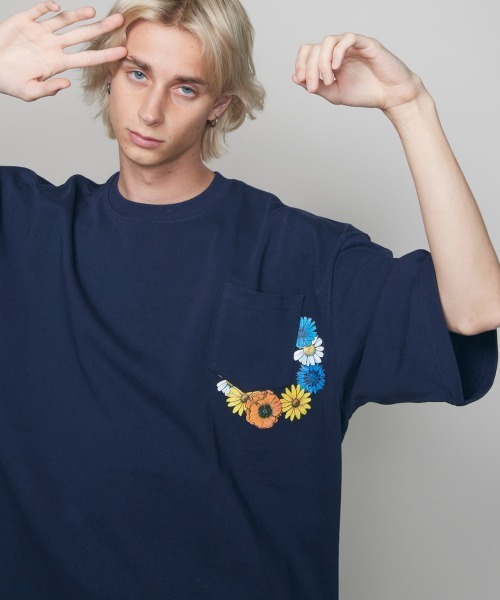 「rehacer」 半袖Tシャツ X-LARGE ブラック メンズ_画像8