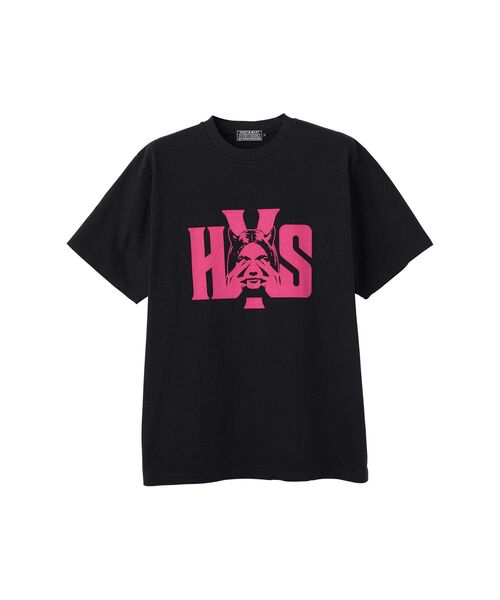 ヒステリックグラマー　ダメージ加工Tシャツ⬛︎ヒスガール⬛︎バイカラー⬛︎旧タグ ヒステリックグラマー ダメージ加工Tシャツ⬛︎ヒスガール⬛︎バイ