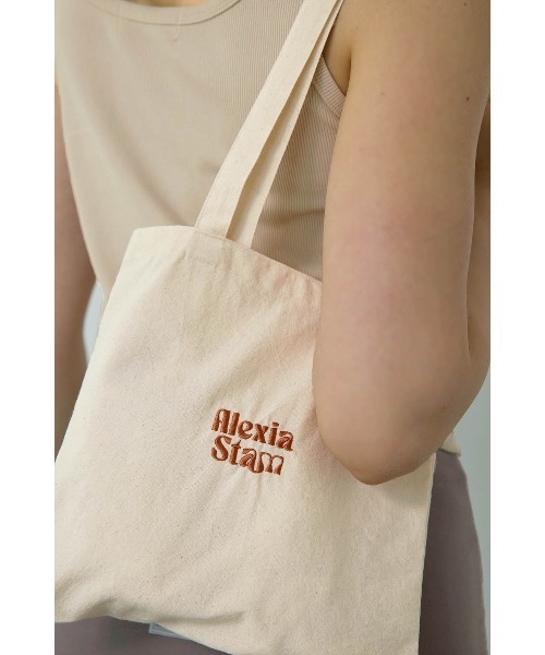 ALEXIA STAM（アリシアスタン） トートバッグ Embroidered Logo Tote