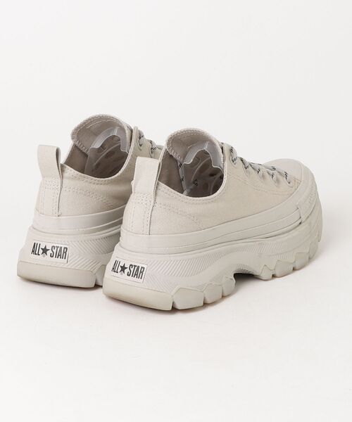 「CONVERSE」 ローカットスニーカー 23.0cm ベージュ レディース_画像2