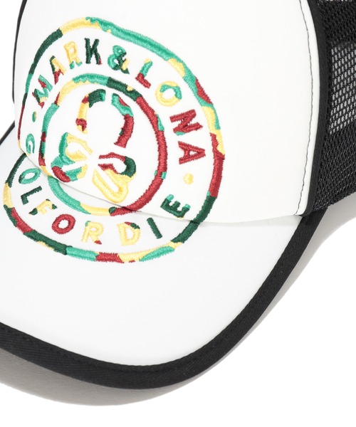 MARK&LONA（マークアンドロナ） サンバイザー Circle Icon Trucker Cap