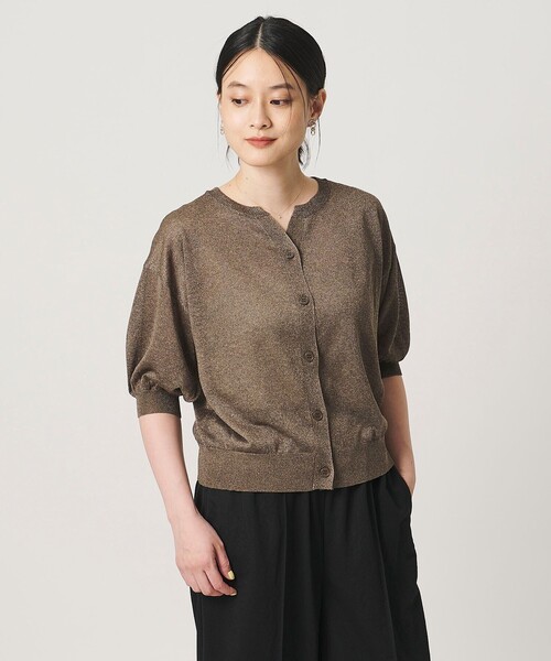 「A DAY IN THE LIFE UNITED ARROWS」 ニットカーディガン FREE イエロー レディース_画像4