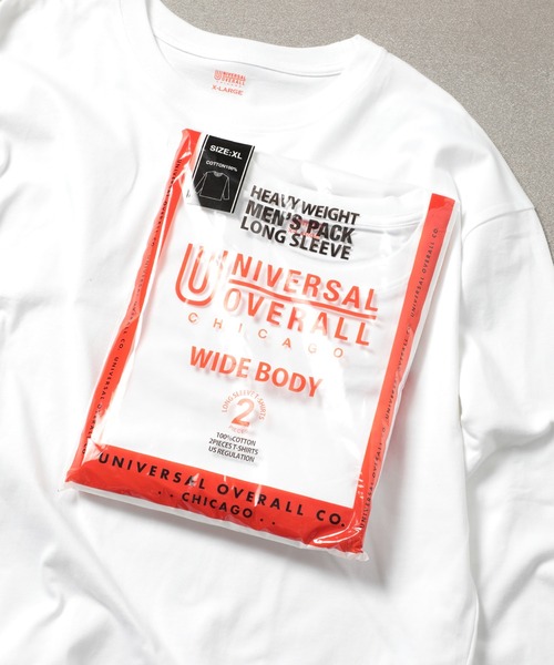 ユニバーサルオーバーオール　Tシャツ　白黒2枚セット TIMEX × UNIVERSAL OVERALL（タイメックス×ユニバーサル