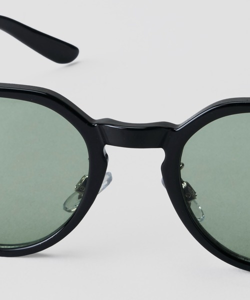 【美品】金子眼鏡 カラーレンズ サングラス 黒フレーム ボストン クラウンパント pine パイン 1034 クラウンパント ボストンフレーム 日本製 鯖江