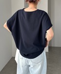 tシャツ 半袖 きれいめ梨地ポンチドルマンスリ...の詳細画像4
