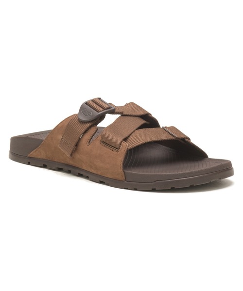 COACH ダークブラウン スライドサンダル25センチ CHACO サンダル CHACO/チャコ LOWDOWN LEATHER SLIDE/ローダウン